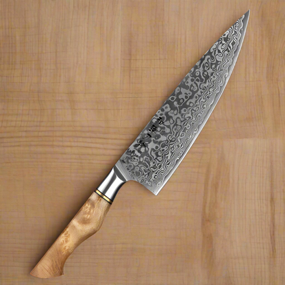 Kiwami Hikari
 (極み 光) | Ultimate Light Damascus steel knife - Artistic Knives