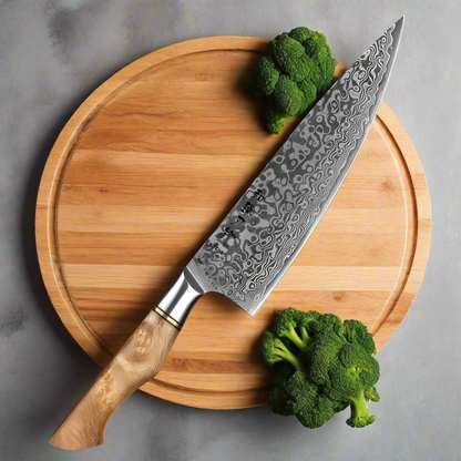 Kiwami Hikari
 (極み 光) | Ultimate Light Damascus steel knife - Artistic Knives