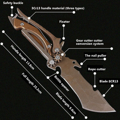 Folding Tactical Knife - Artistic Knives