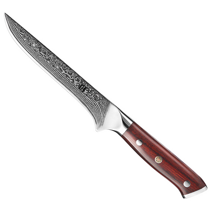 Damascus Steel 6 Inch Boning and Meat Picking Knife - Artistic Knives