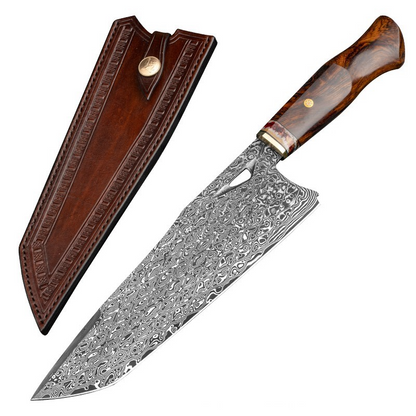 Damascus Steel Professional Kitchen Chef's Knife - Artistic Knives