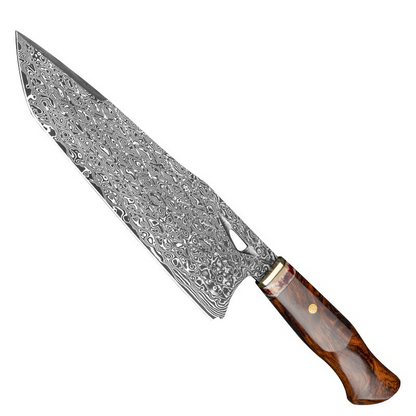 Damascus Steel Professional Kitchen Chef's Knife - Artistic Knives