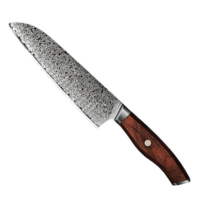 VG10 Damascus steel knife with 19 cm blade