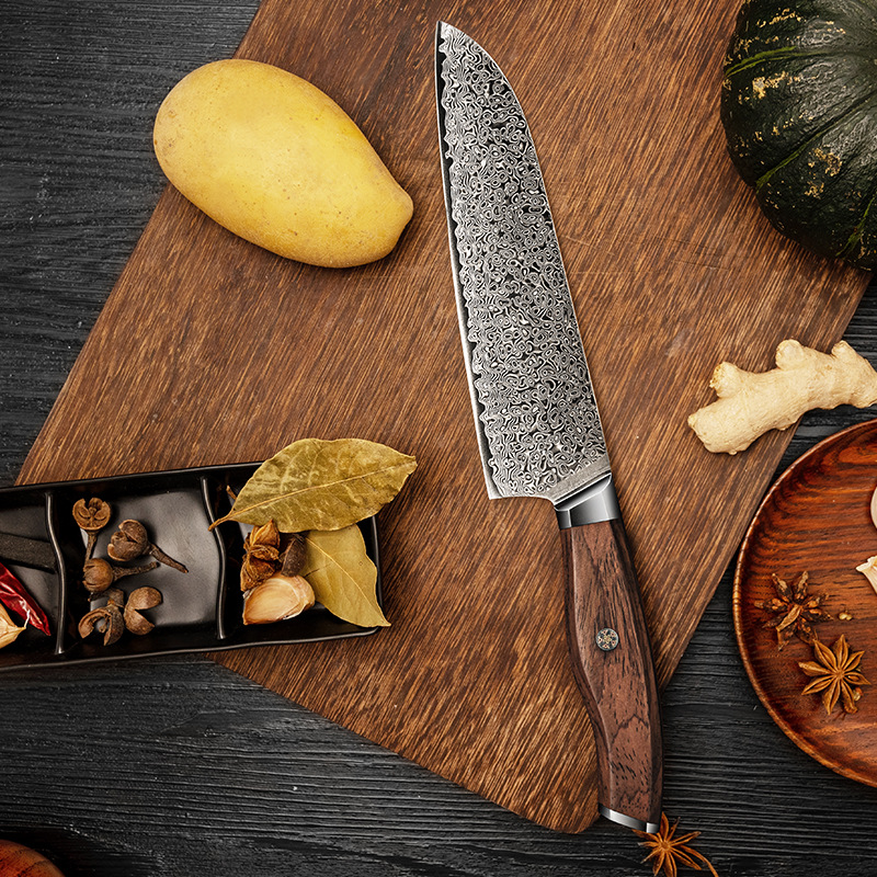 Damascus Steel Sande Chef Knife - Artistic Knives