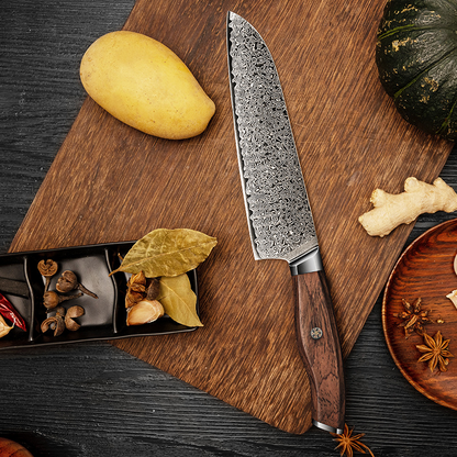 Damascus Steel Sande Chef Knife - Artistic Knives