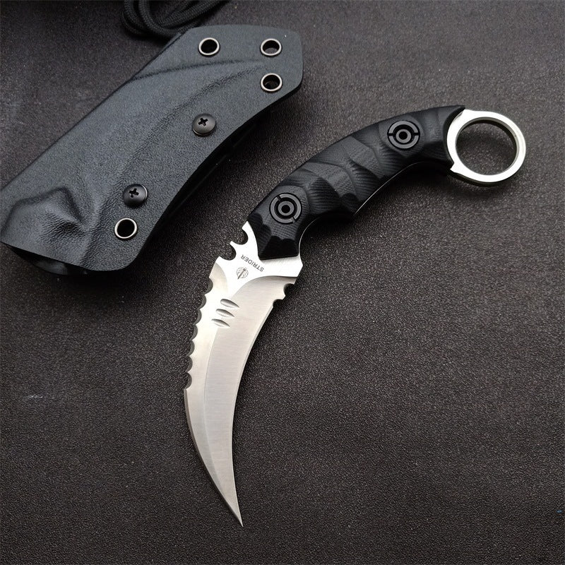 Elegance meets functionality with the ShadowStrike Blade, featuring a sharp D2 steel blade and stylish black G103 handle