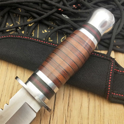  featuring a unique combination of aluminum head, steel bracket, and color wood accents.