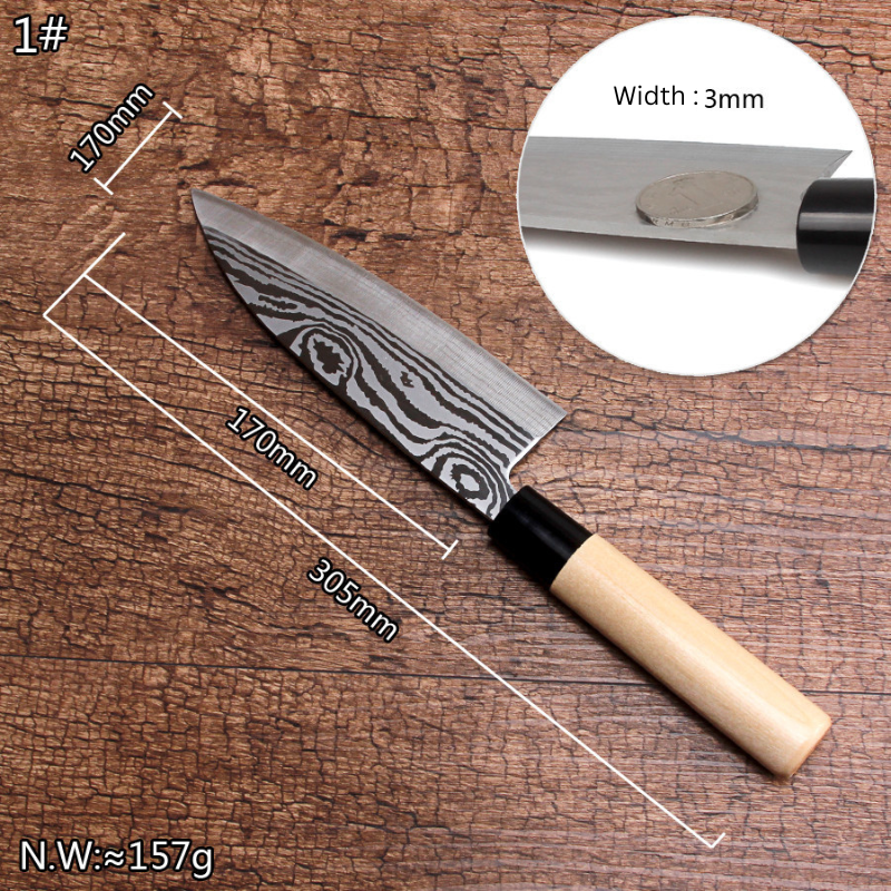 small kitchen knife (170 mm blade)