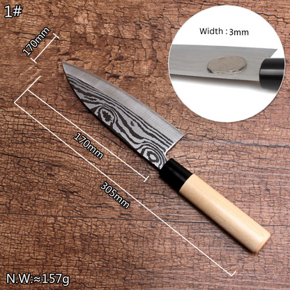 small kitchen knife (170 mm blade)