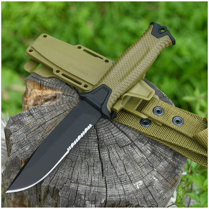 Survival Infantry Straight Knife is a versatile and reliable tool, featuring a maximum blade length of 24.5cm and maximum blade thickness of 5mm